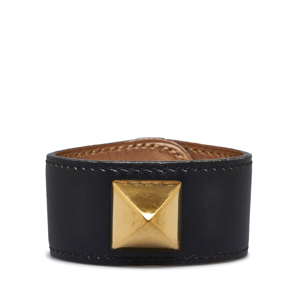 HERMES Medor Leather Bracelet Costume Bracelet - Picture 1 of 4